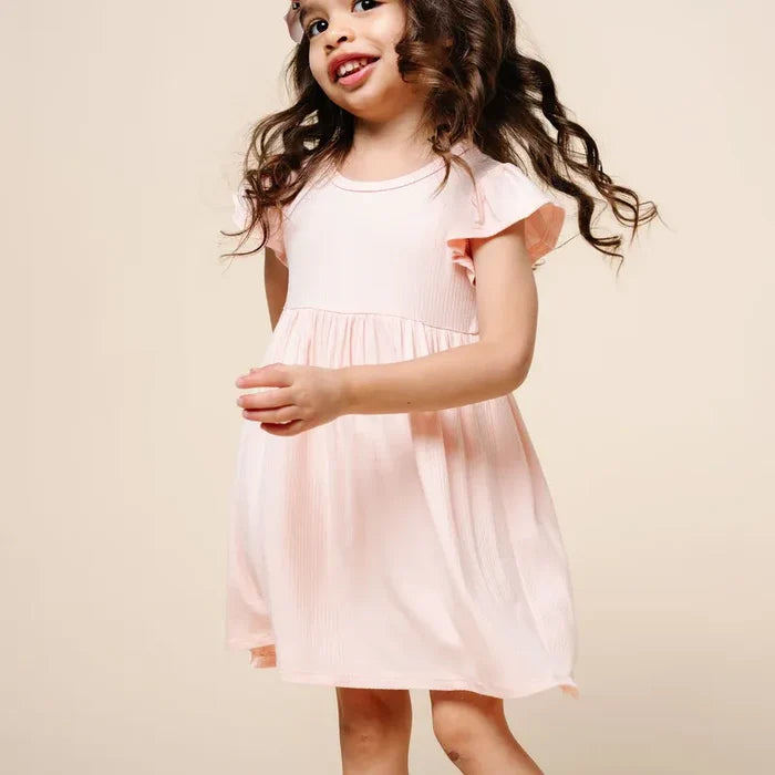 Lou Lou and Company Twirl Dress - Rosie Ribbed