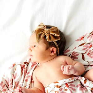 Lou Lou and Company Velvet Bow 3 Pack Small Headbands