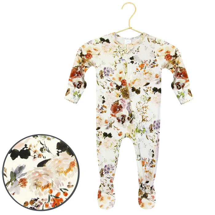 Lou Lou and Company Zipper Footie - Nellie