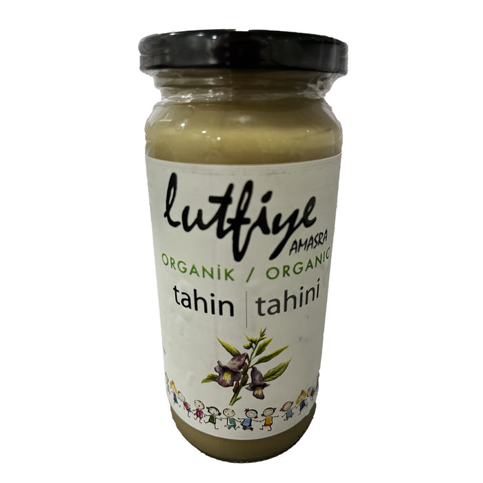 Discover the rich, nutty flavor of Lutfiye Organic Tahini, made from 100% sesame seeds and crafted i
