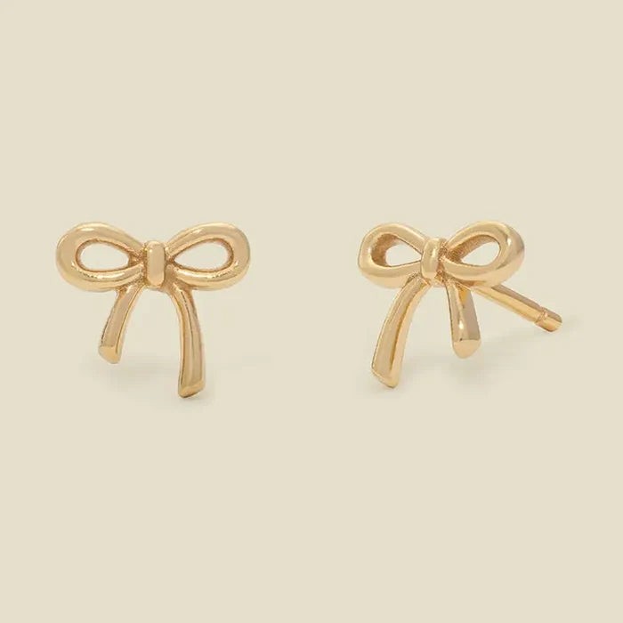 Made by Mary Bow Stud Earrings