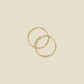 Made by Mary Gold Filled Live In Hoop Earrings