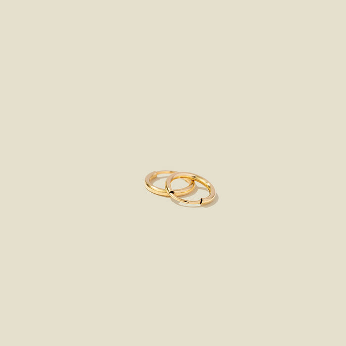 Made by Mary Gold Filled Mini Live In Hoop Earrings - Gold