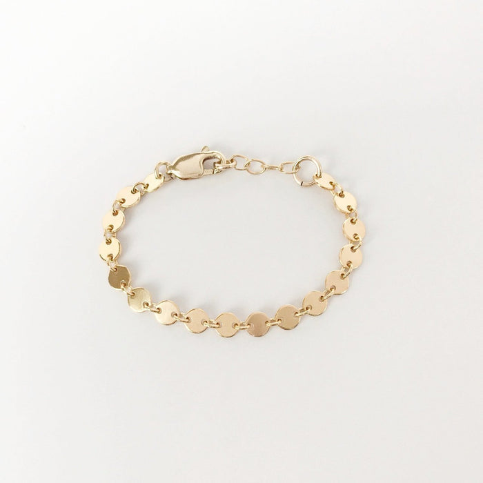 Made by Mary Gold Filled Poppy Bracelet