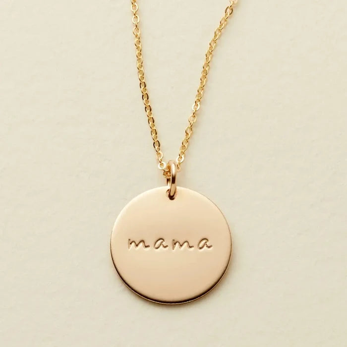 Made by Mary Mama Disc Necklace