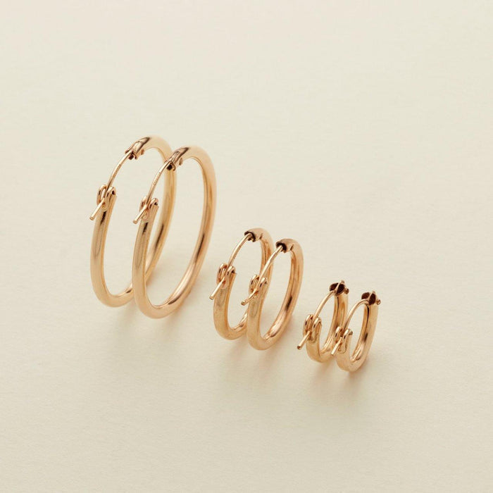 Made by Mary Gold Filled Maude Hoop Earrings