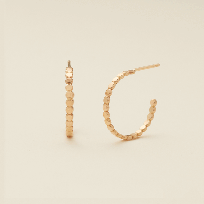 Made by Mary Poppy Hoop Earrings