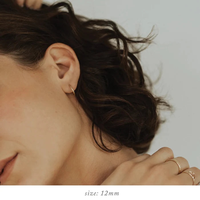 Made by Mary Silver Live In Hoop Earrings