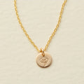 Made by Mary The Little's Collection | Gold Filled Mini Birth Flower Necklace - August / Poppy