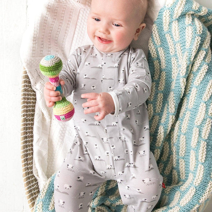 Magnetic Me Modal Magnetic Footie - Baa Baa Baby - Gray