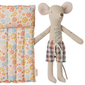 Maileg Beach Mouse With Air Mattress - Dad
