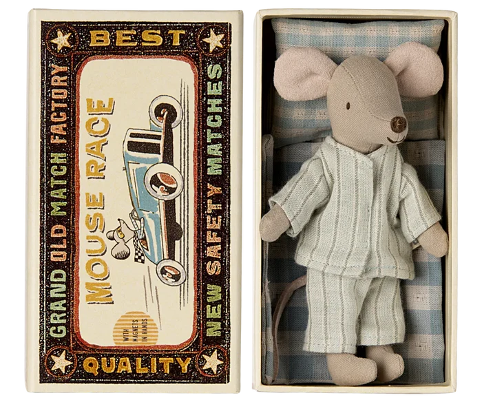 Maileg Big Brother Mouse in Matchbox