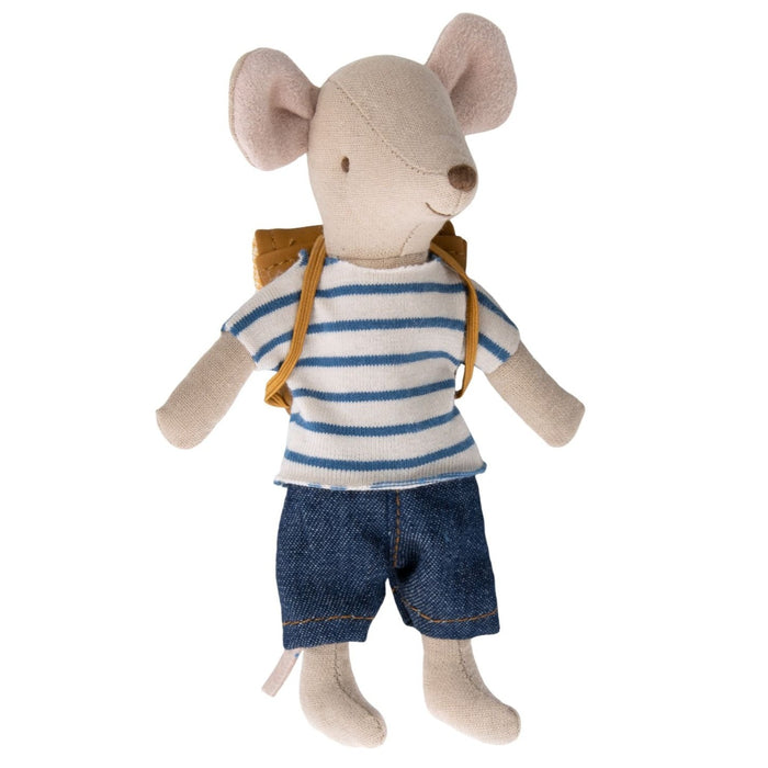 Maileg Big Brother Tricycle Mouse with Bag