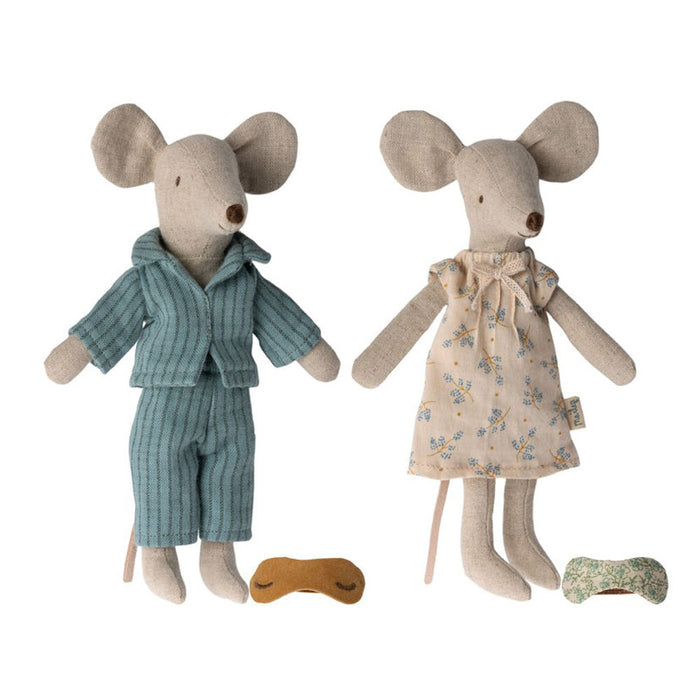 Maileg Mum and Dad Mice in Cigar Box