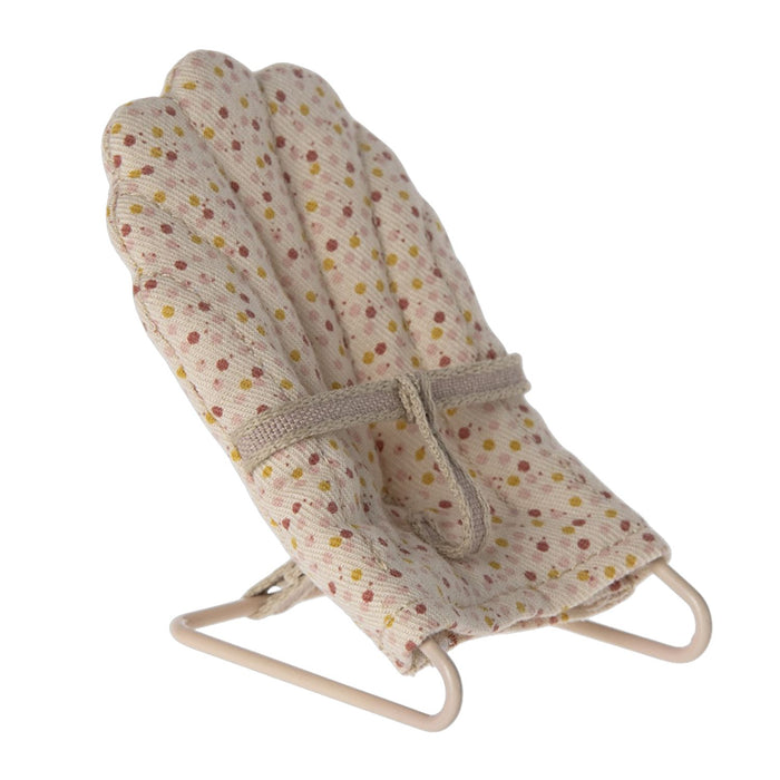 Maileg MY Size Babysitter - Scallop Edge - Pink / Yellow Polka Dot