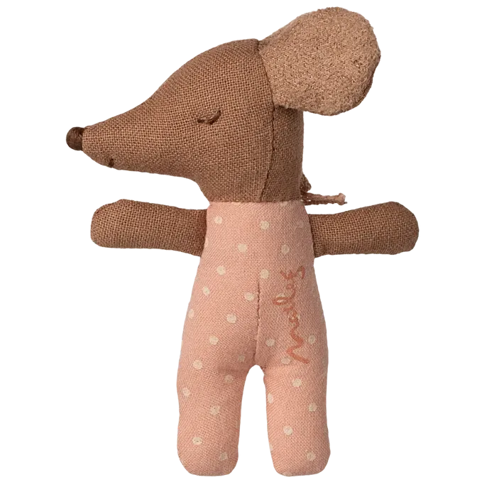 Maileg Sleepy Wakey Baby Mouse in Matchbox