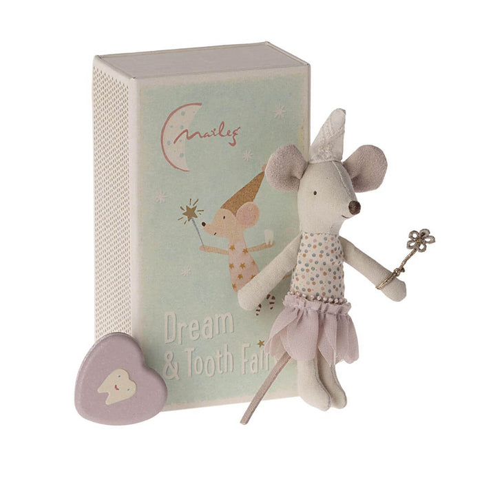 Maileg Tooth Fairy Mouse - Little Sister in Matchbox