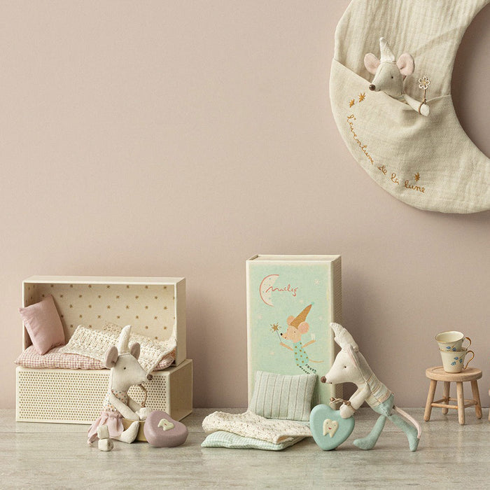 Maileg Tooth Fairy Mouse - Little Sister in Matchbox