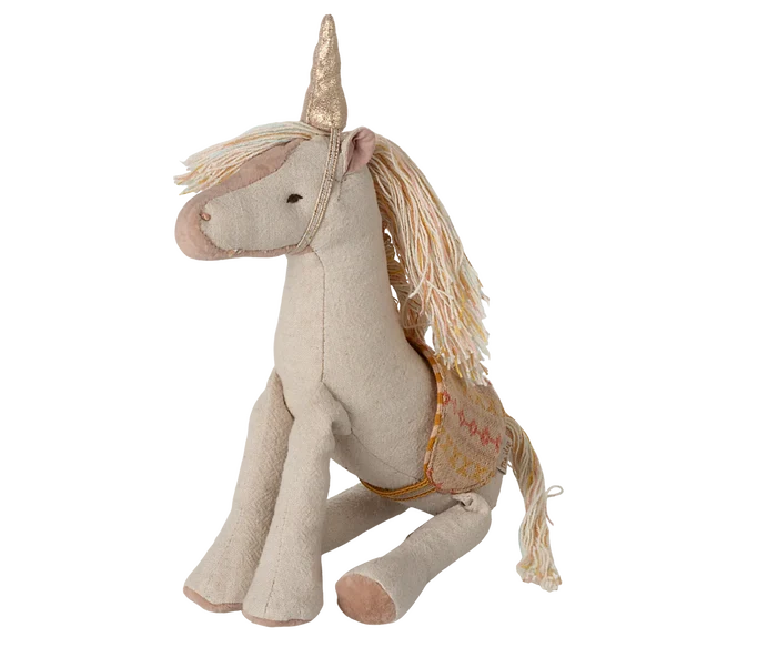 Maileg Unicorn - Stripe Design Saddle