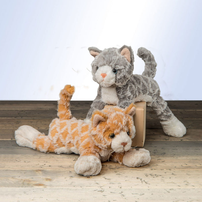 Mary Meyer FabFuzz - Waffles Kitten - Grey and Orange