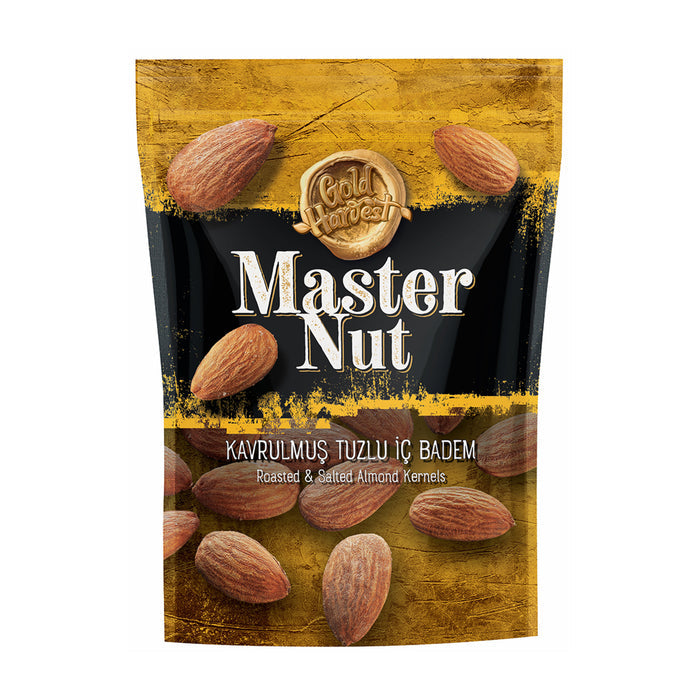 Master Nut Salted Almonds bring the rich, savory taste of premium almonds straight from Türkiye to your snack time.