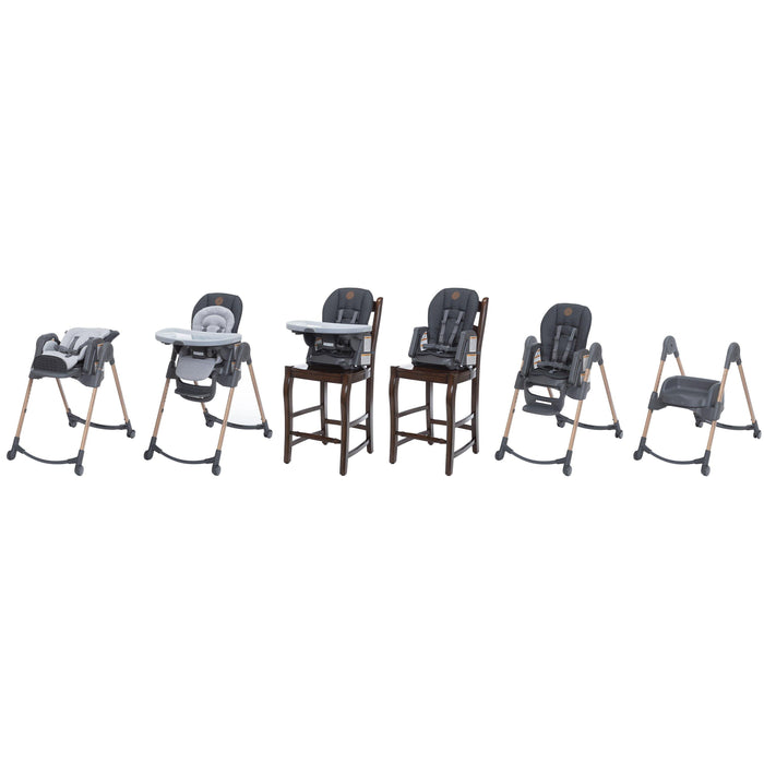Maxi-Cosi Minla 6-in-1 High Chair - Essential Graphite