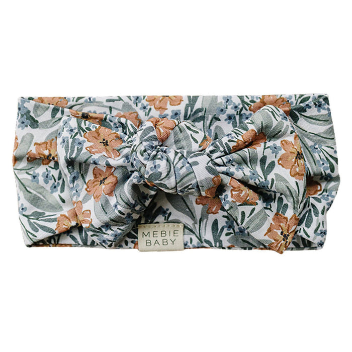 Mebie Baby Bamboo Head Wrap - Dainty Meadow