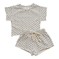 Mebie Baby Berry Floral Short Set