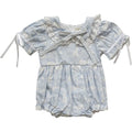 Mebie Baby Blue Bunny Bubble Romper