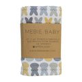 Mebie Baby Bunny Bamboo Stretch Swaddle Blanket - Dusty Blue