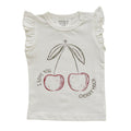 Mebie Baby Cherry Ruffle Tee