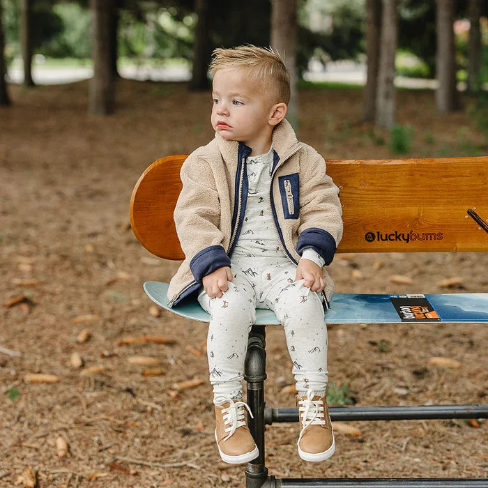 Mebie Baby Cozy Set - Ski Print