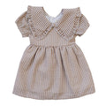 Mebie Baby Gingham Peter Pan Collar Dress