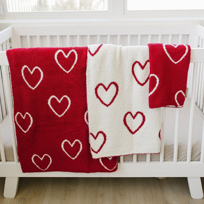 Mebie Baby Heart Plush Blanket