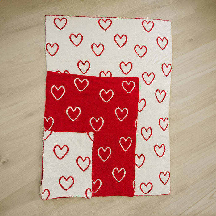 Mebie Baby Heart Plush Blanket