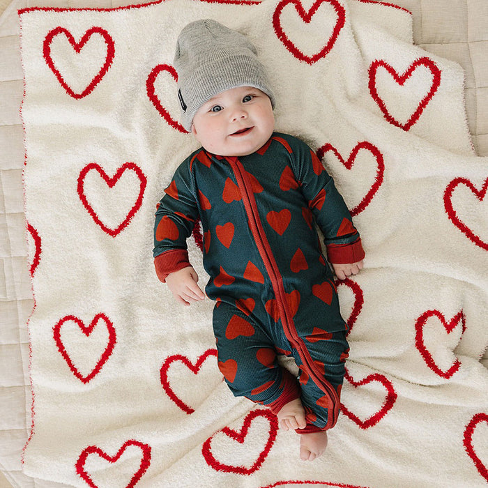 Mebie Baby Heart Plush Blanket