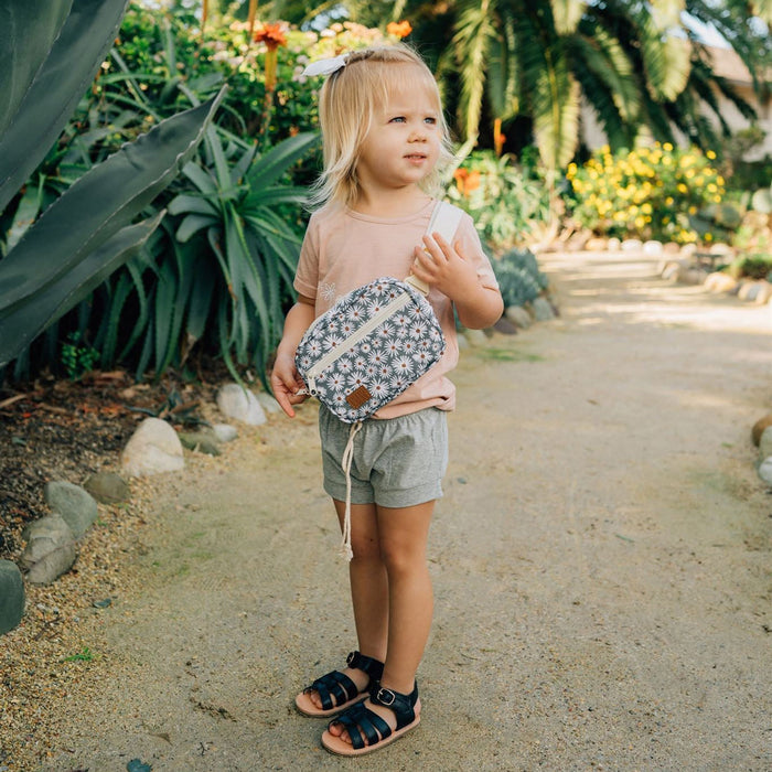 Mebie Baby Mini Fanny Pack - Green Daisy
