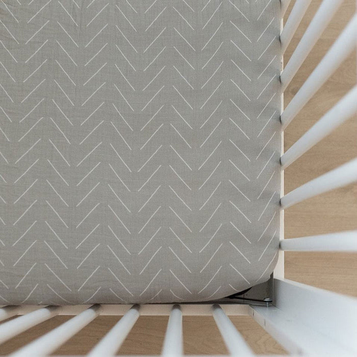 Mebie Baby Muslin Crib Sheet - Desert Sage