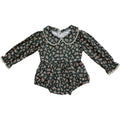 Mebie Baby Olive Bloom Bubble Romper