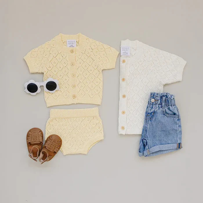 Mebie Baby Pearl Knit Cardigan