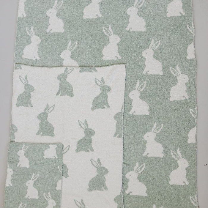Mebie Baby Plush Blanket - Bunny