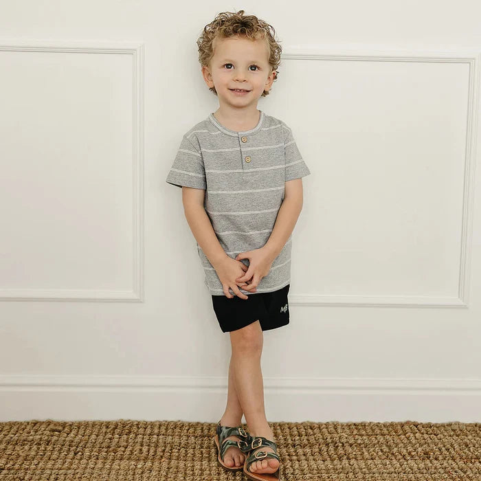 Mebie Baby Pocket Cotton Shorts - Navy