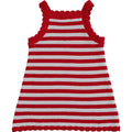 Mebie Baby Red Stripe Knit Tank Dress
