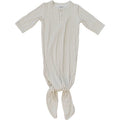 Mebie Baby Ribbed Bamboo Knot Gown