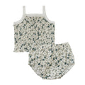Mebie Baby Ruched Floral Bloomer Set