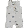 Mebie Baby Short Romper - Fish