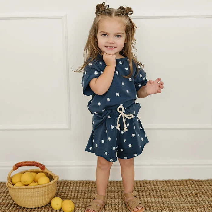 Mebie Baby Short Set - Daisy
