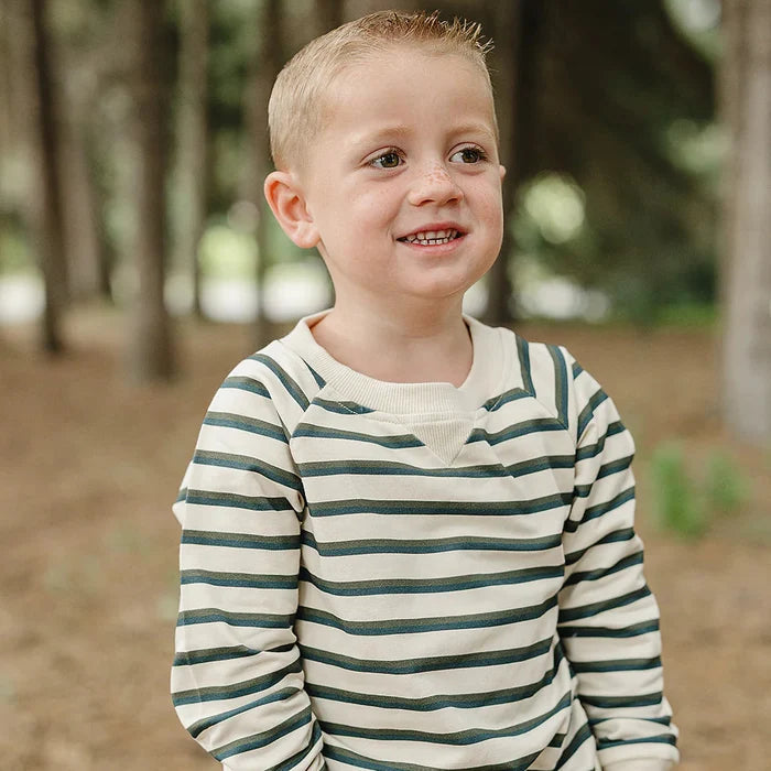 Mebie Baby Stay Cool Stripe Crewneck