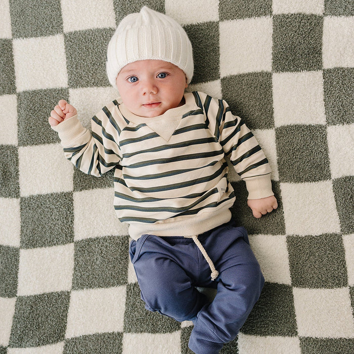 Mebie Baby Stay Cool Stripe Crewneck