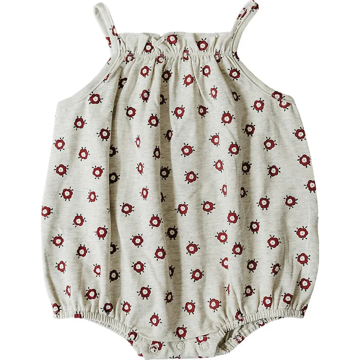 Mebie Baby Tank Bubble Romper - Floral